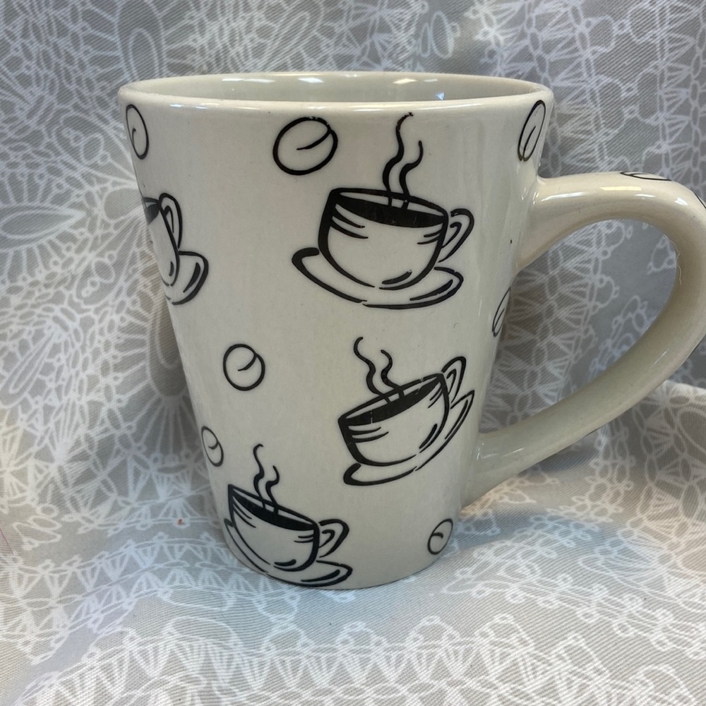 Classic Ceramics California Pantry "Cup & Saucer Coffee Bean" Coffee Tea…